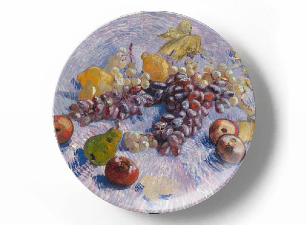 Декоративная тарелка Винсент Ван Гог Виноград, лимоны, персики и яблоки