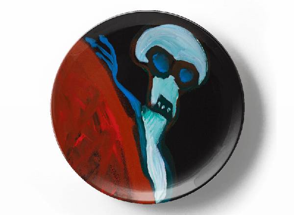 Декоративная тарелка Грег Ван Дайк Подготовка к нападению инопланетян на детскую площадку