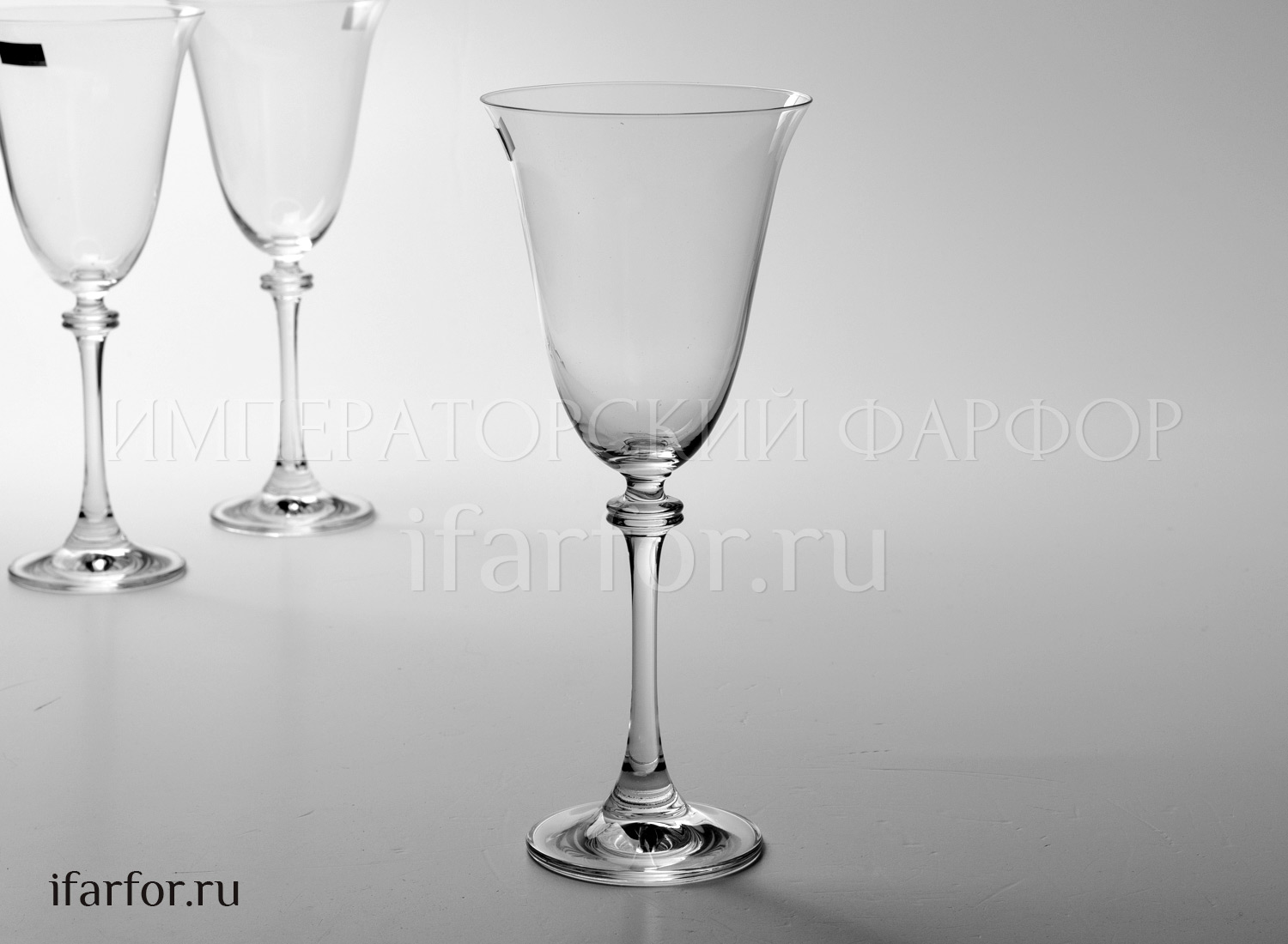 Набор бокалов для вина «Прозрачный» 6/6 Форма: ALEXANDRA. Хрустальное стекло. 250 мл.