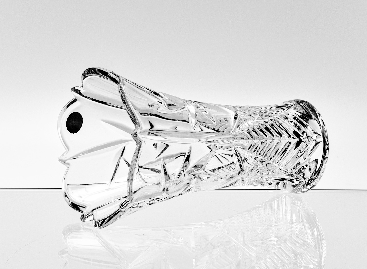 Ваза для цветов «Pinwheel» Форма: Crystalite Bohemia. Хрустальное стекло. 200 мм.