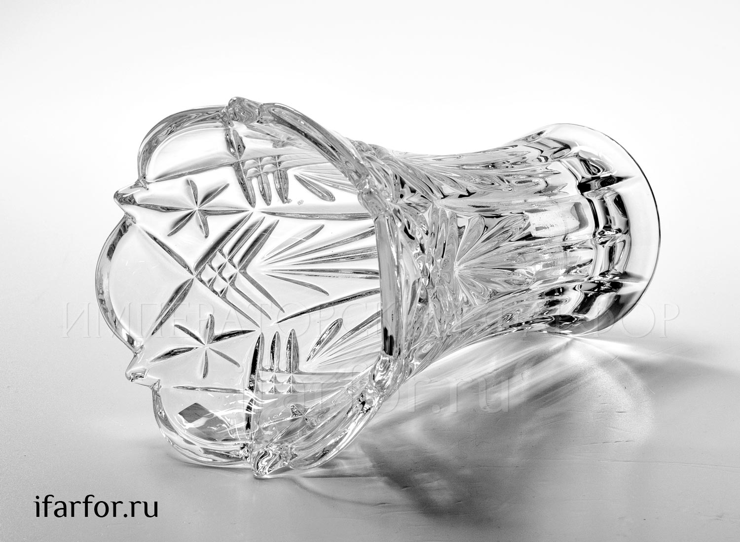 Ваза для цветов «Taurus» Форма: Crystalite Bohemia. Хрустальное стекло. 200 мм.