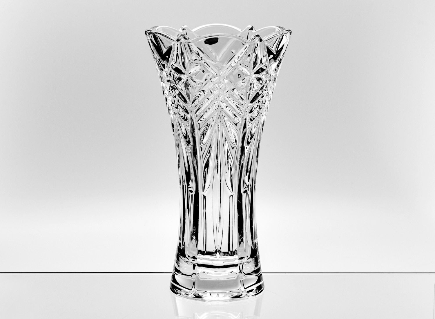 Ваза для цветов «Taurus» Форма: Crystalite Bohemia. Хрустальное стекло. 300 мм.