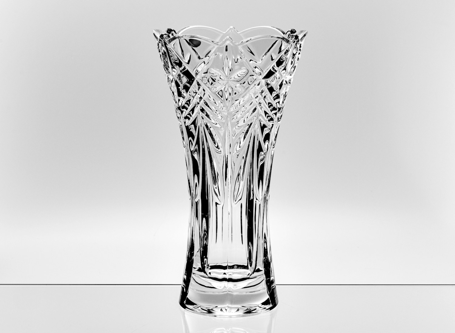 Ваза для цветов «Taurus» Форма: Crystalite Bohemia. Хрустальное стекло. 300 мм.