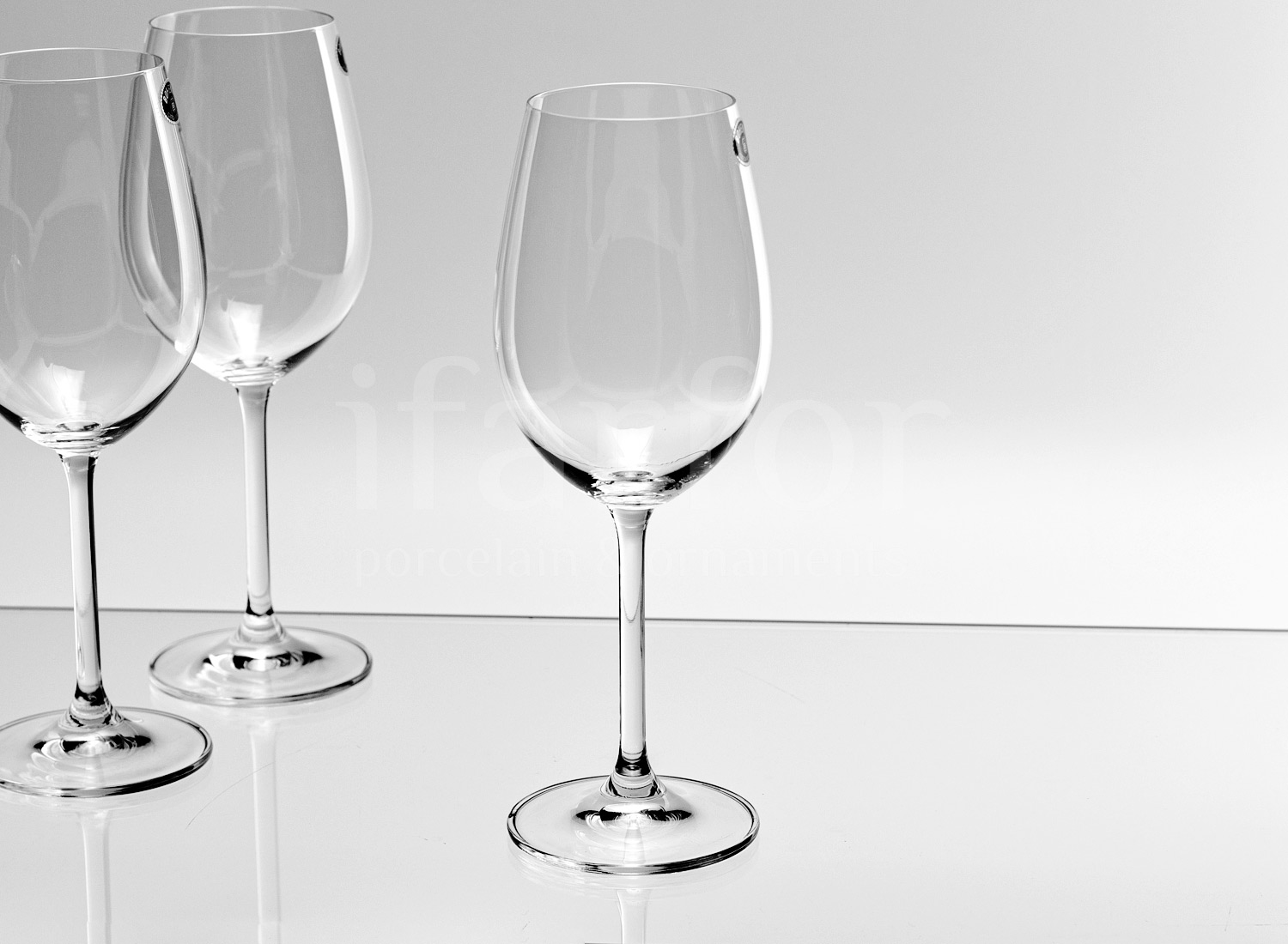 Набор бокалов для вина «Colibri Gastro» 6/6 Форма: Crystalite Bohemia. Хрустальное стекло. 350 мл.