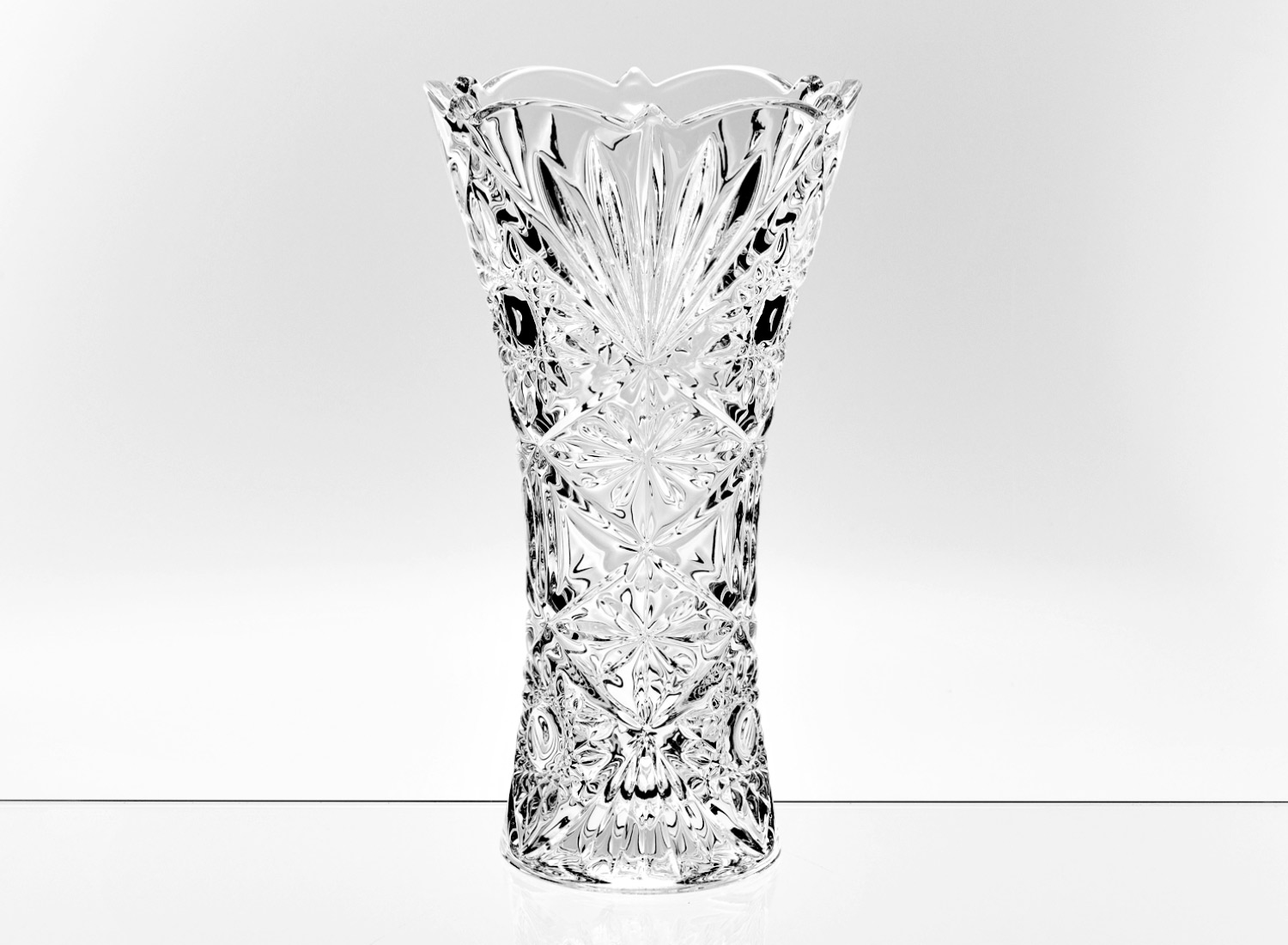 Ваза для цветов «Miranda» Форма: Crystalite Bohemia. Хрустальное стекло. 300 мм.