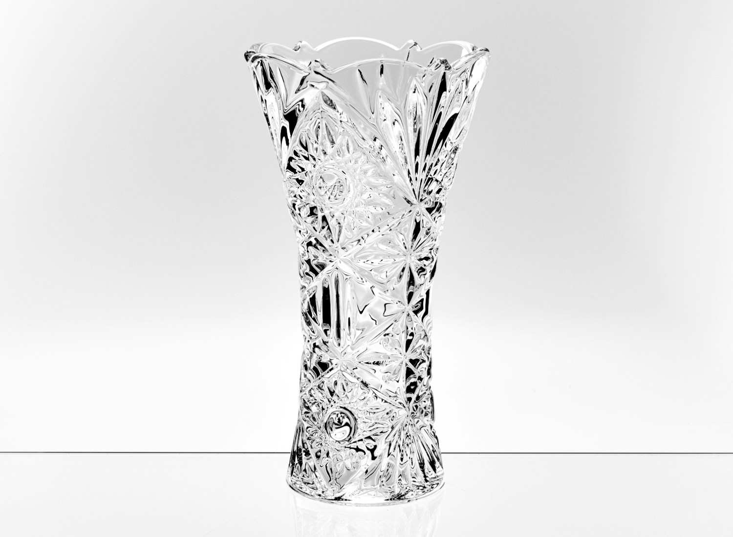 Ваза для цветов «Miranda» Форма: Crystalite Bohemia. Хрустальное стекло. 300 мм.