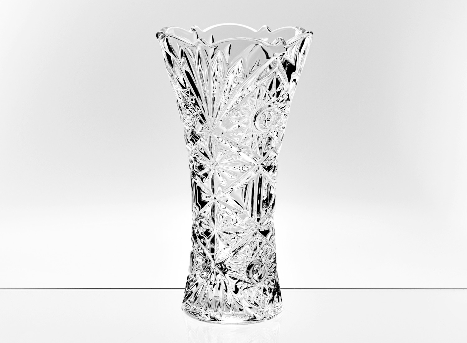 Ваза для цветов «Miranda» Форма: Crystalite Bohemia. Хрустальное стекло. 300 мм.