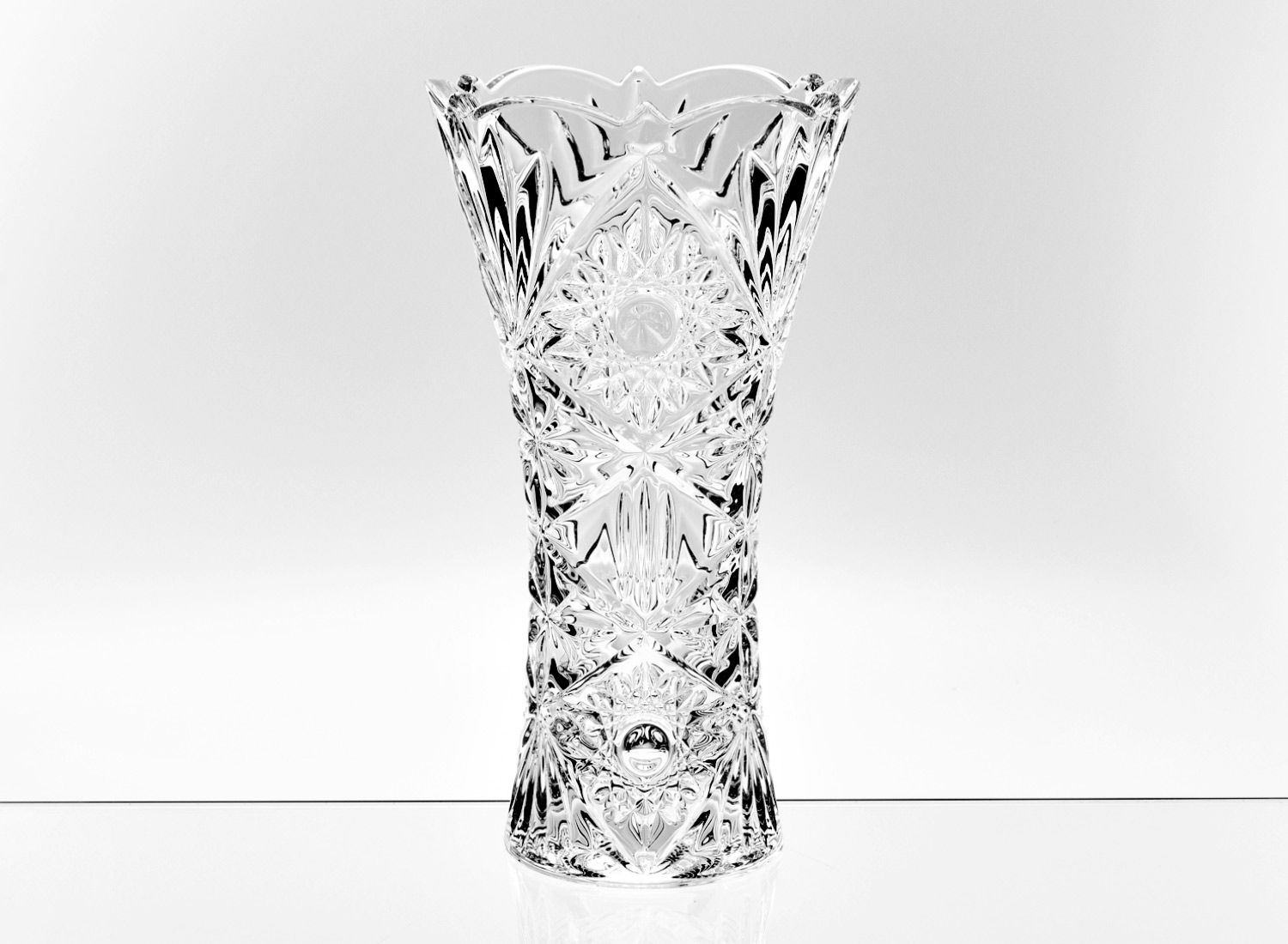 Ваза для цветов «Miranda» Форма: Crystalite Bohemia. Хрустальное стекло. 300 мм.