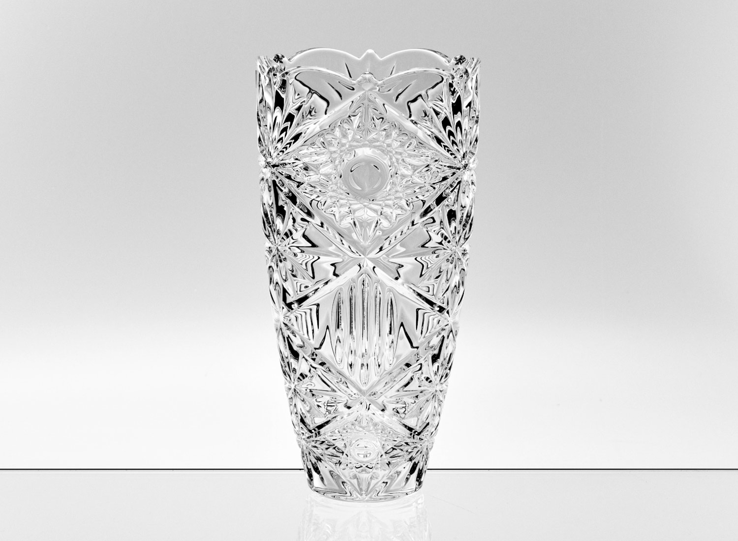 Ваза для цветов «Miranda» Форма: Crystalite Bohemia. Хрустальное стекло. 250 мм.