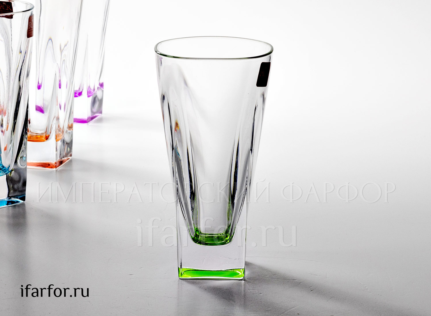 Набор стаканов для воды «Cristalleria Fusion» 6/6 Форма: Cristalleria Fusion. ЭКО-хрусталь. 380 мл.