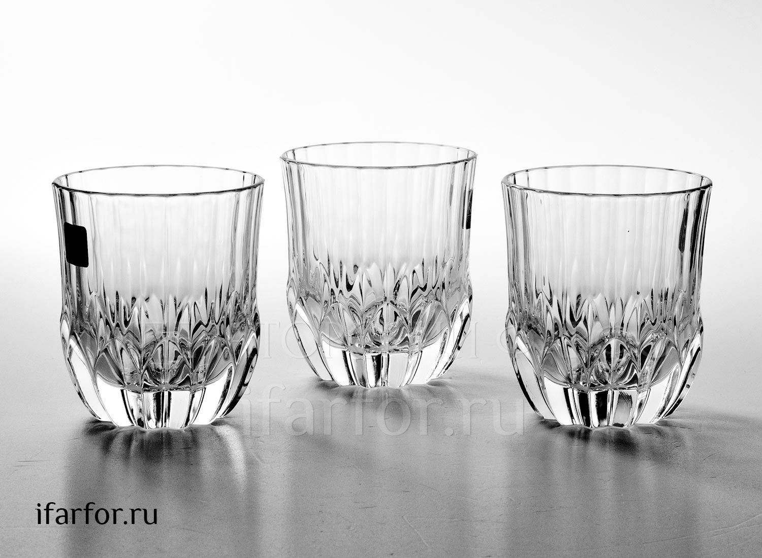 Набор стаканов для виски «Adagio Dof Style» 6/6 Форма: Adagio Dof Style. ЭКО-хрусталь. 320 мл.
