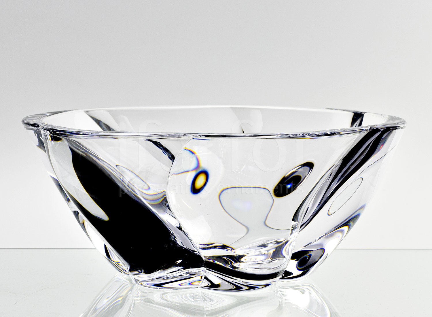 Фруктовница «BARLEY TWIST» Форма: Crystalite Bohemia. Хрустальное стекло. 280 x 115 мм.
