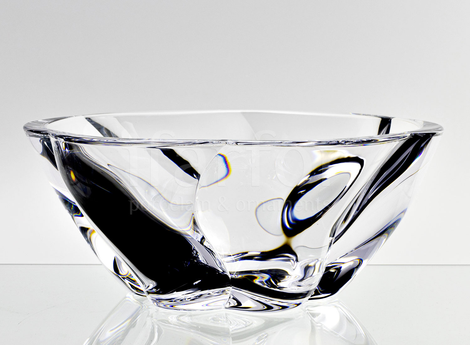 Фруктовница «BARLEY TWIST» Форма: Crystalite Bohemia. Хрустальное стекло. 280 x 115 мм.