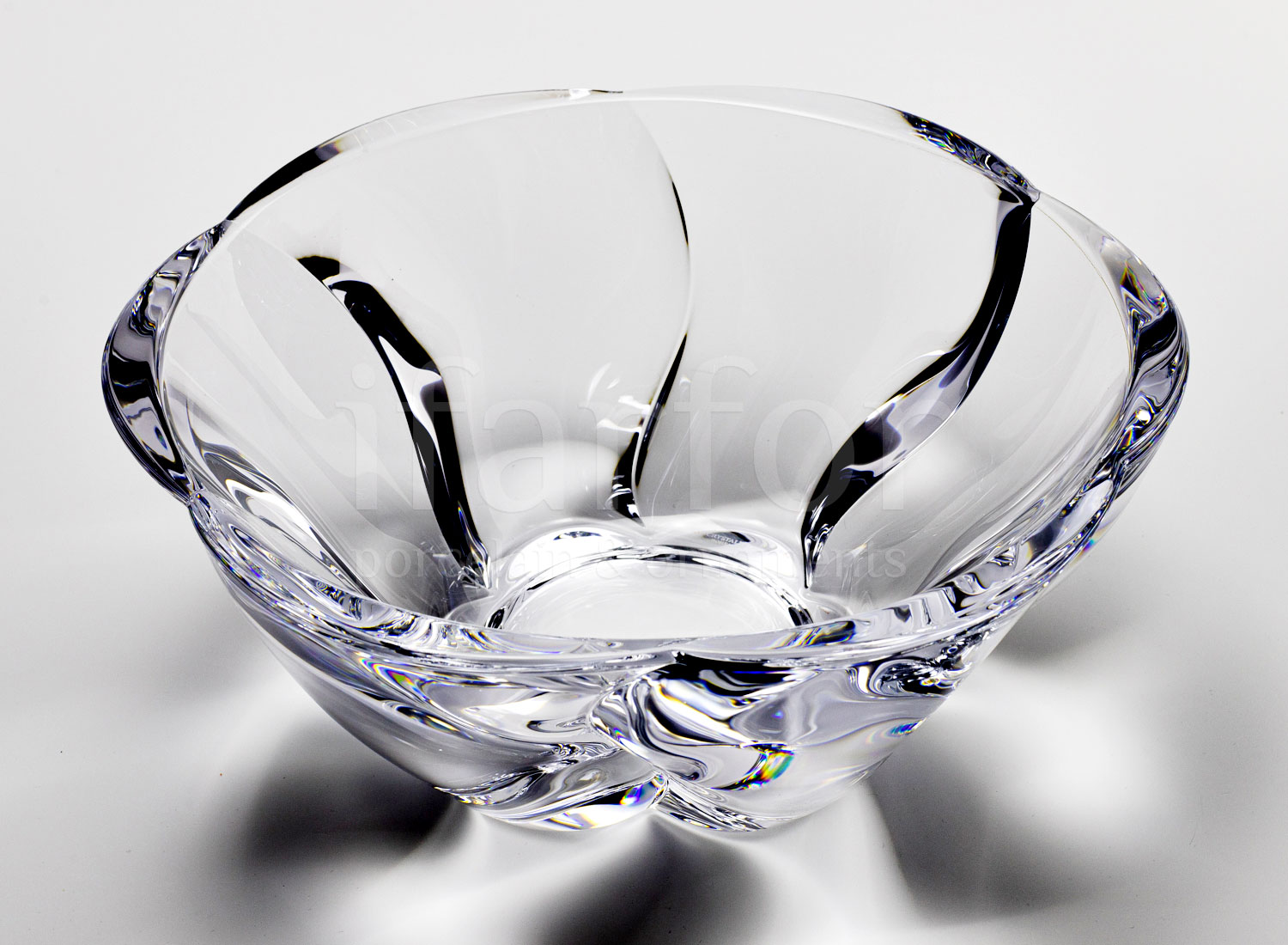 Фруктовница «BARLEY TWIST» Форма: Crystalite Bohemia. Хрустальное стекло. 280 x 115 мм.