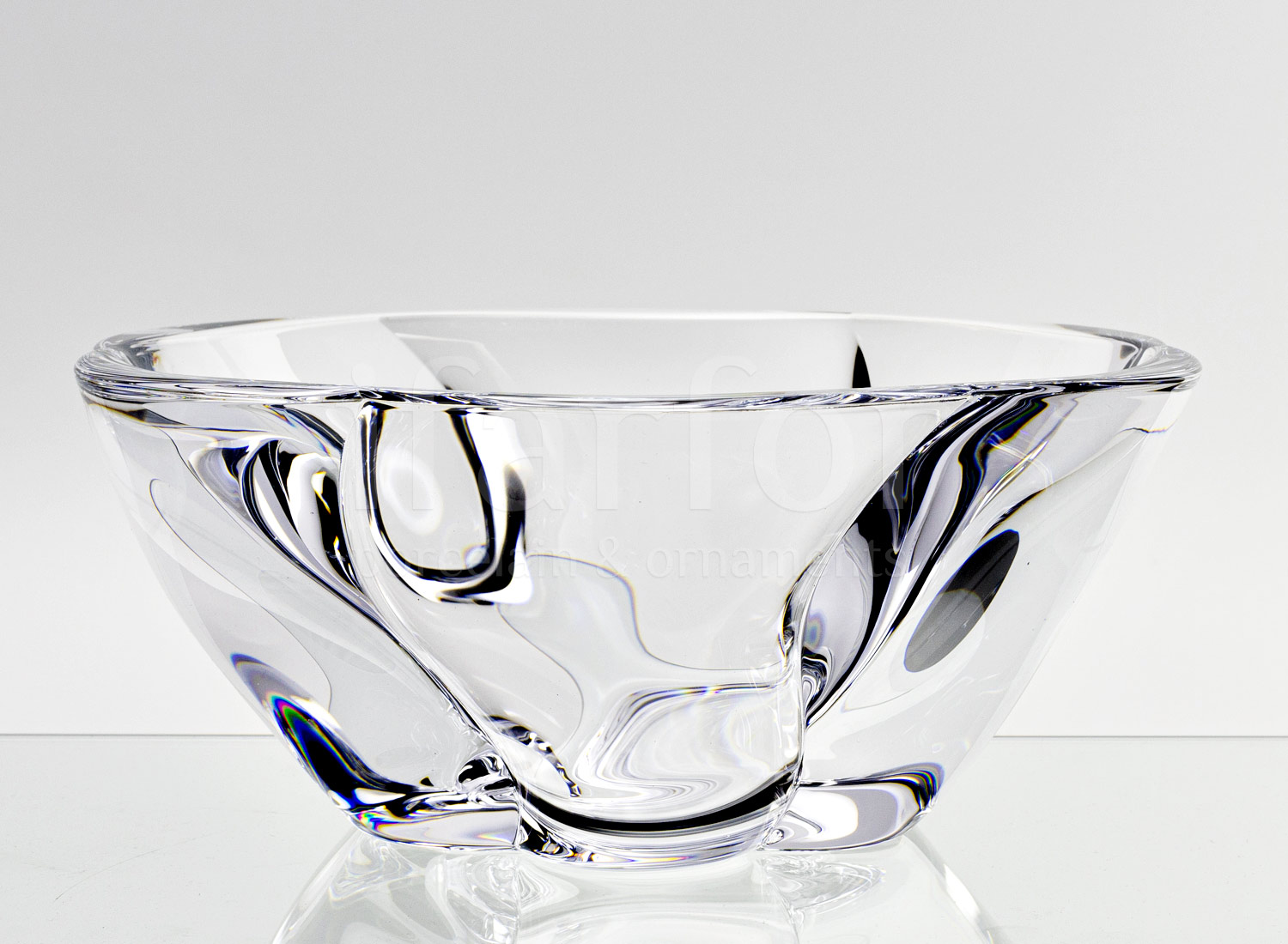 Фруктовница «BARLEY TWIST» Форма: Crystalite Bohemia. Хрустальное стекло. 280 x 115 мм.