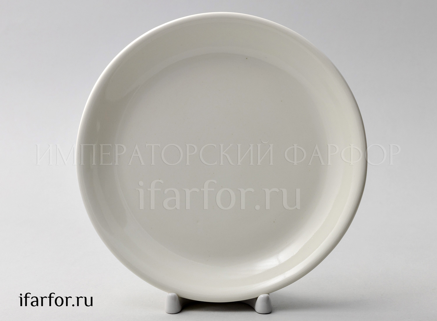 Тарелка второй сорт «Белая» Керамика. 190 мм.