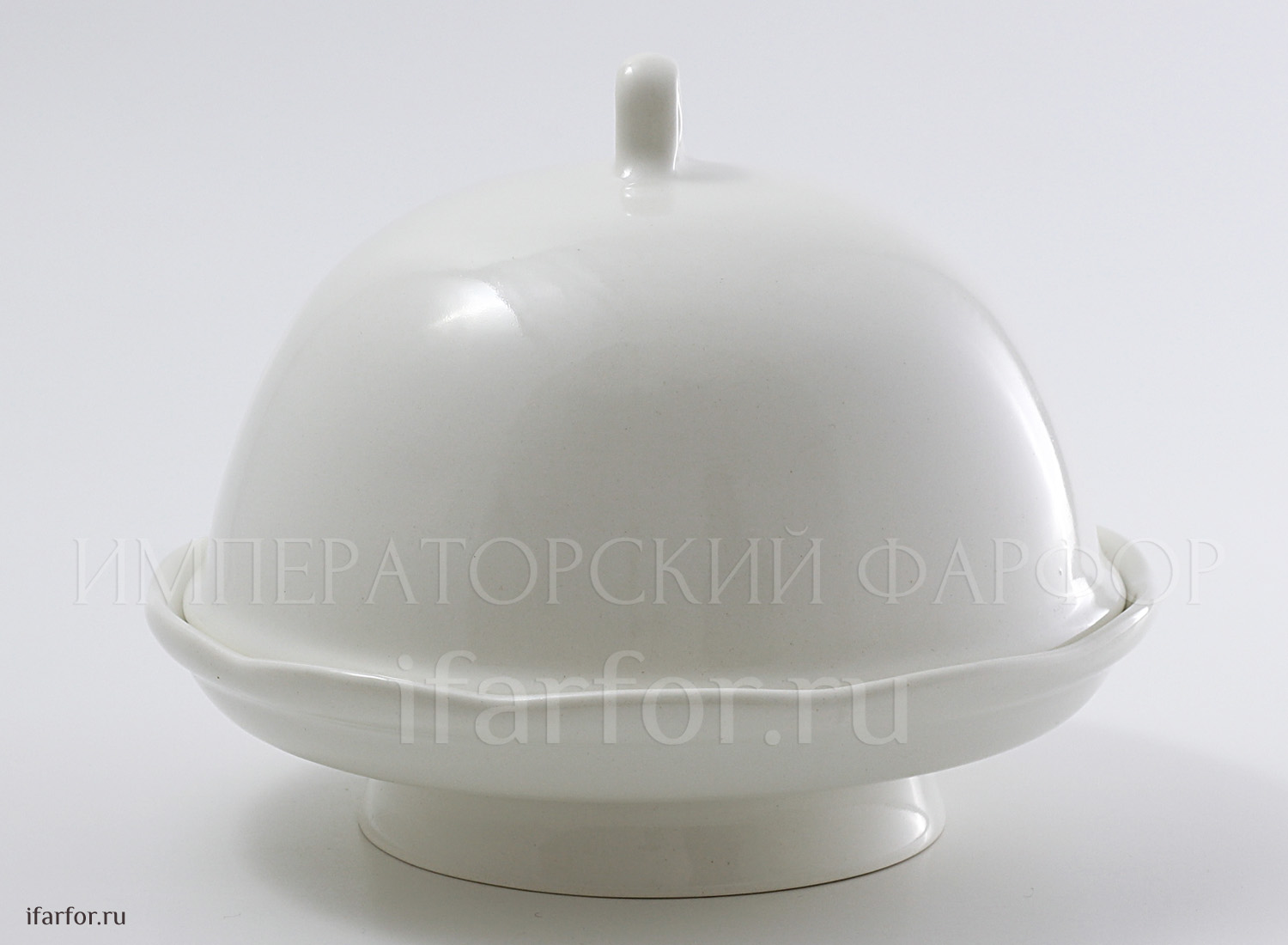 Блинница «Белая» Форма: Воскресенье. Керамика. 200 x 170 мм.