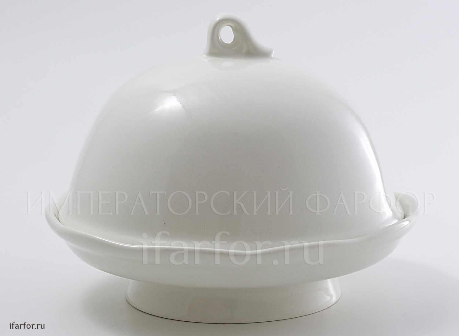 Блинница «Белая» Форма: Воскресенье. Керамика. 200 x 170 мм.