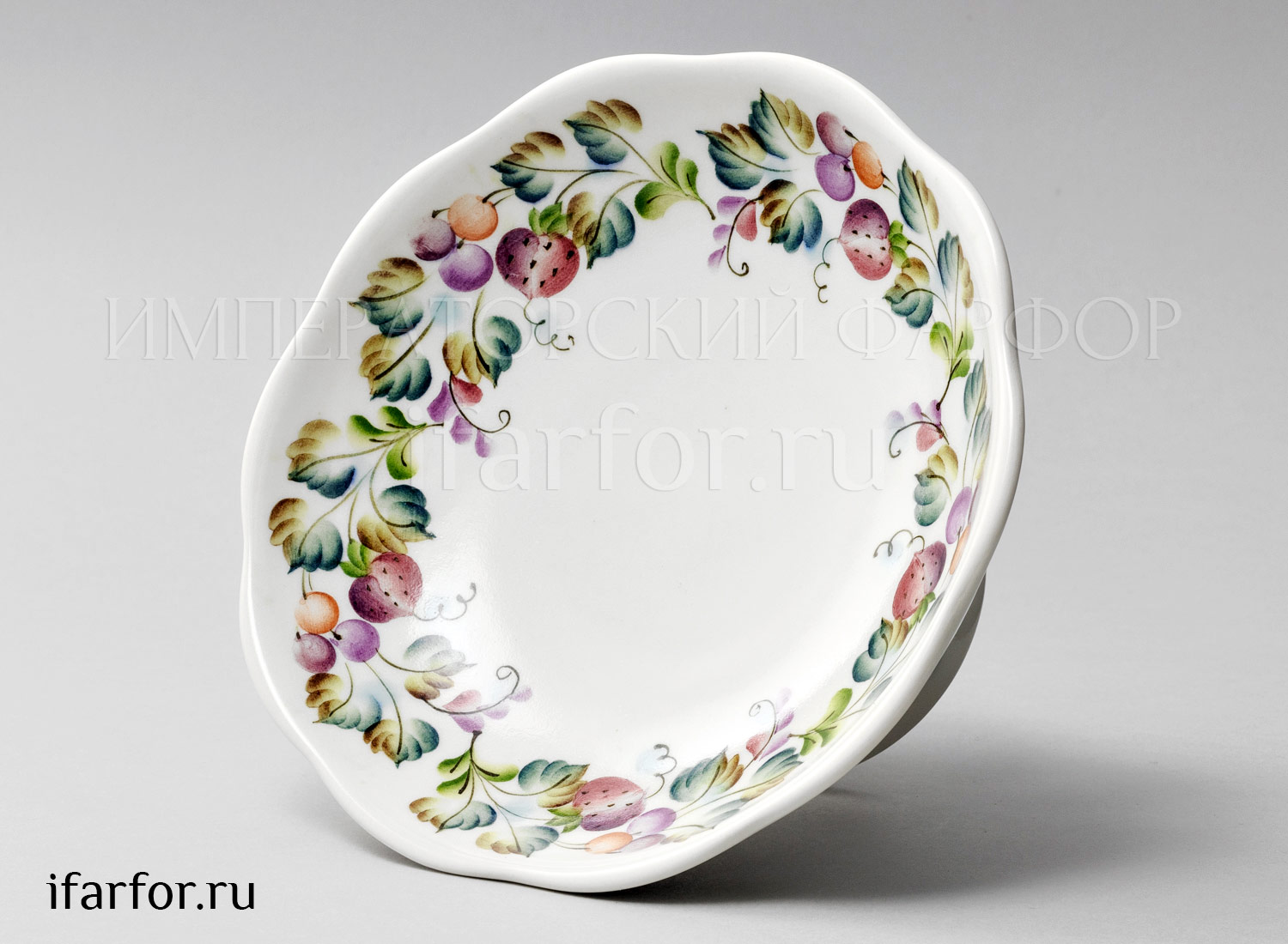 Семикаракорская керамика Конфетница Клубничка 2сорт