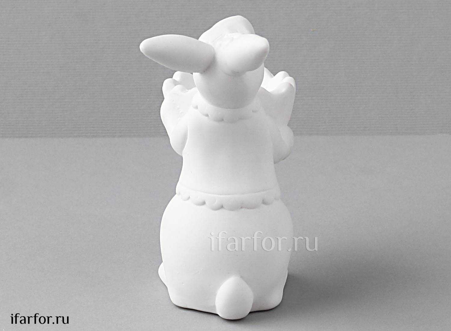 Подставка для яйца «Кролик» Форма: Кролик. Бисквитный фарфор. 100 x 103 мм.
