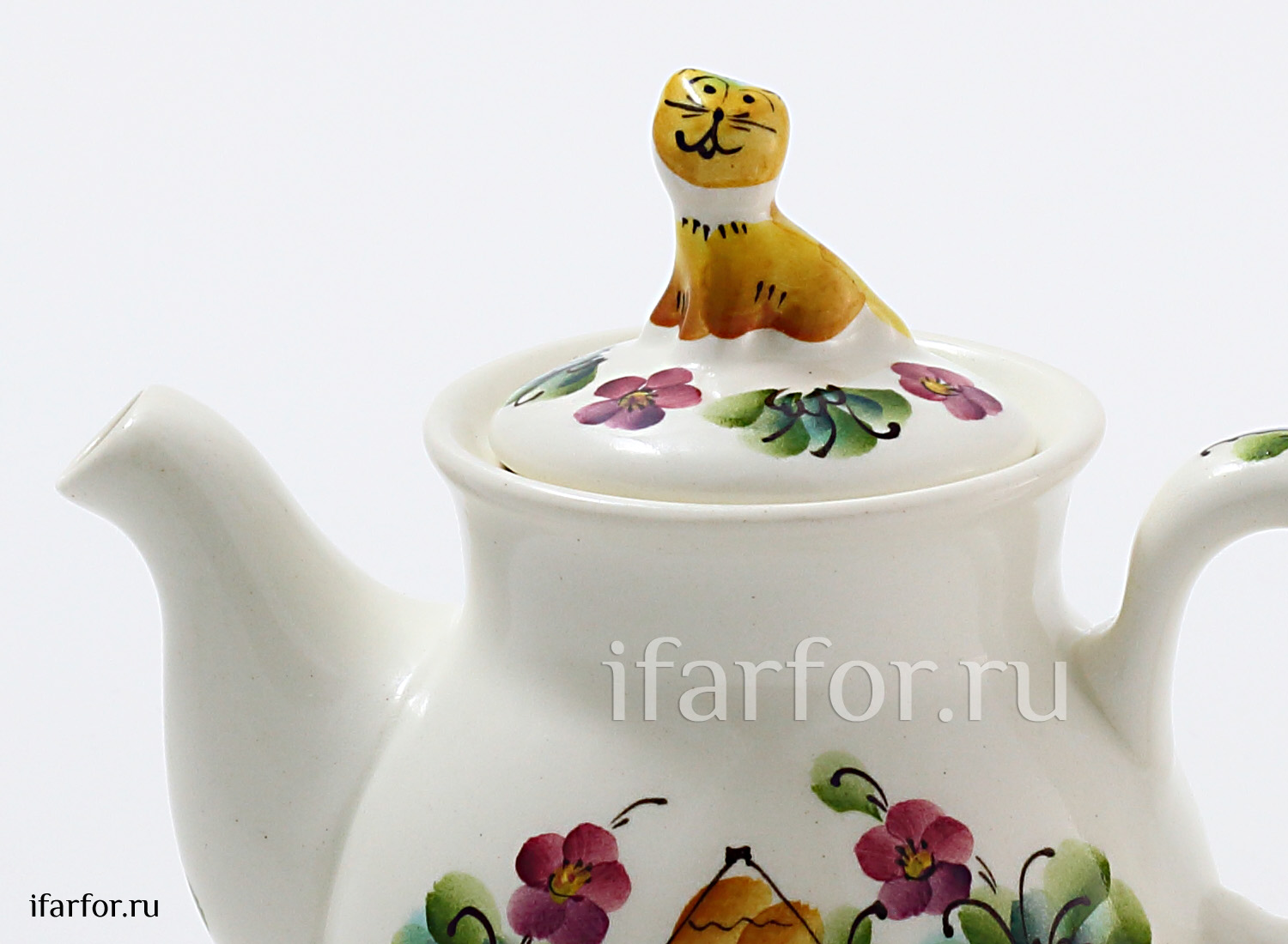 Чайник «Кузя» Керамика. 350 мл.