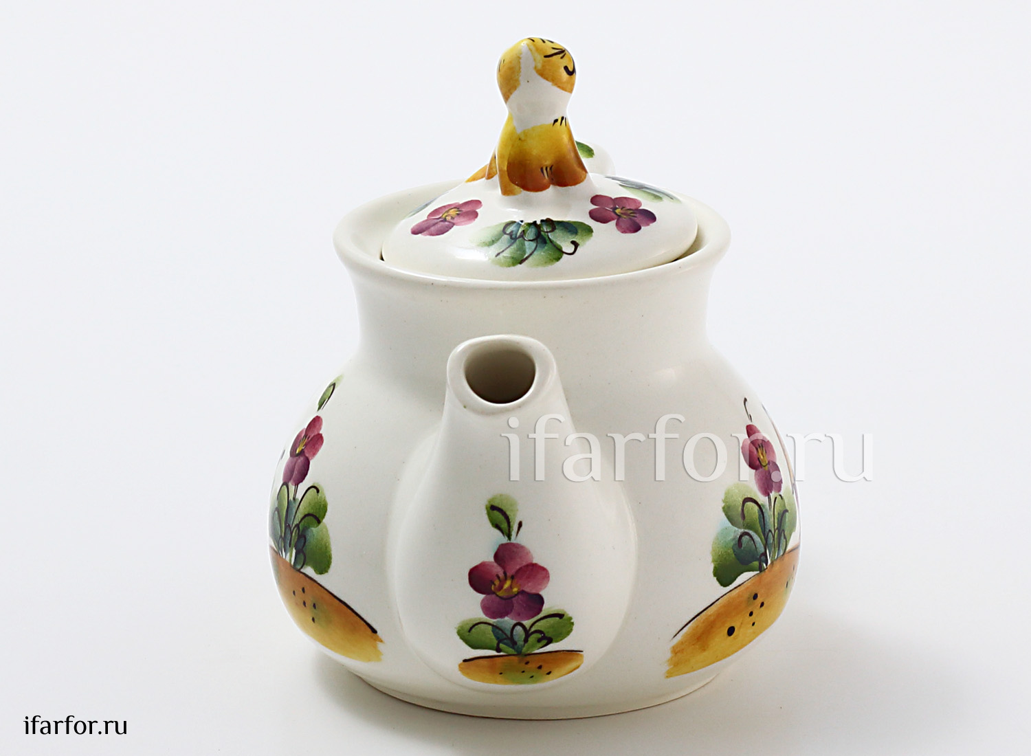 Чайник «Кузя» Керамика. 350 мл.