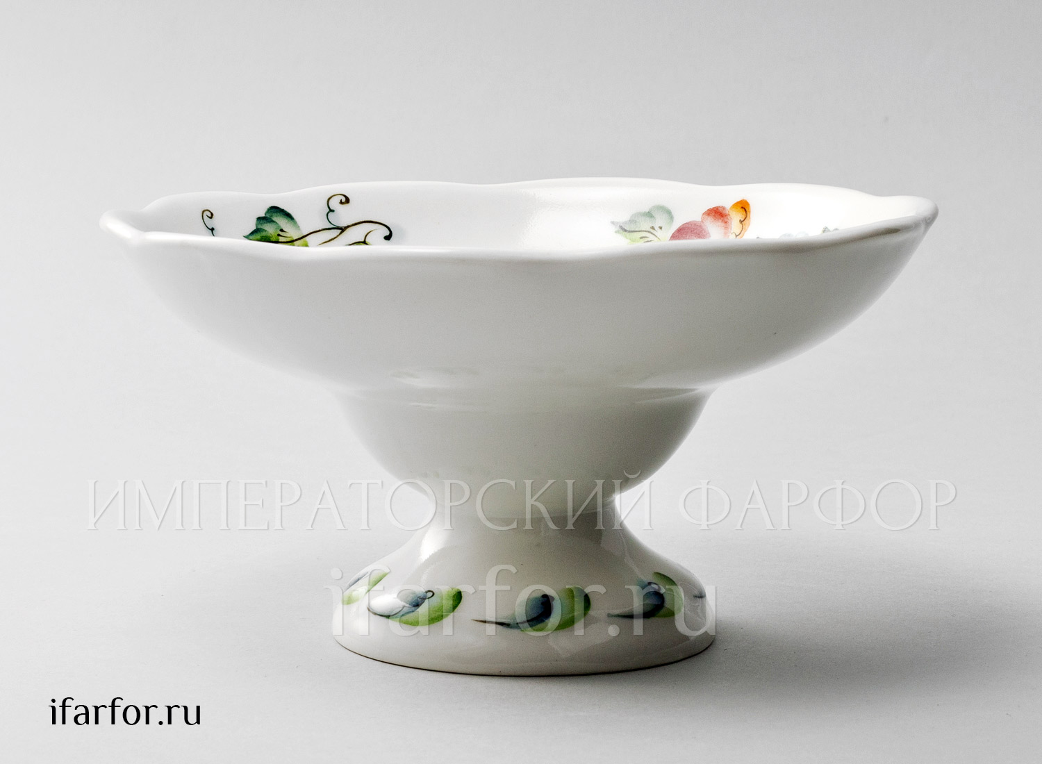 Конфетница «Маки» Форма: Клубничка. Керамика. 200 x 110 мм.