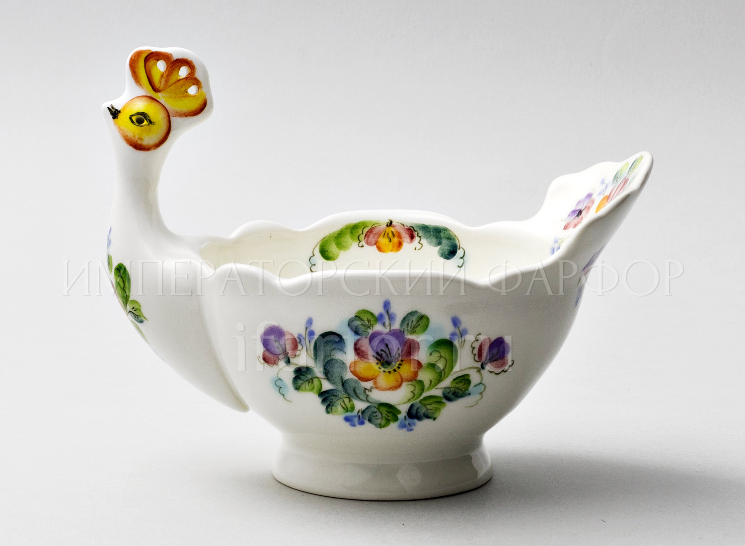 Конфетница «Жар-птица» Керамика. 200 x 140 x 155 мм.