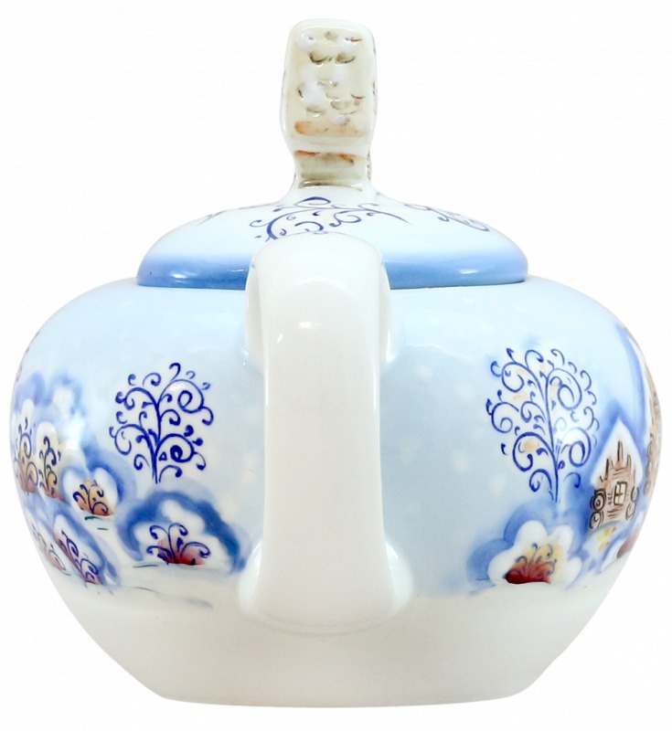 Чайник «Зимняя сказка» Керамика. 225 x 140 мм.