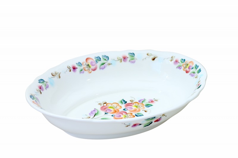 Салатник «Каприз» Керамика. 258 x 60 мм.