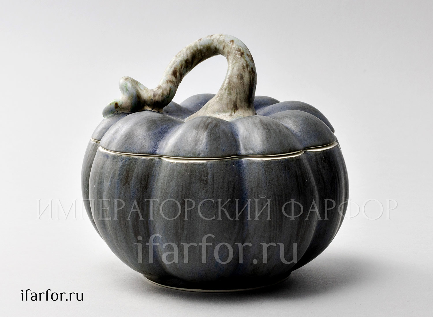 Шкатулка «Тыква большая» Форма: Тыква большая. Фарфор. 170 x 145 мм.
