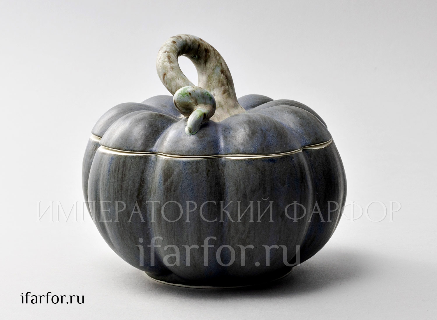 Шкатулка «Тыква большая» Форма: Тыква большая. Фарфор. 170 x 145 мм.