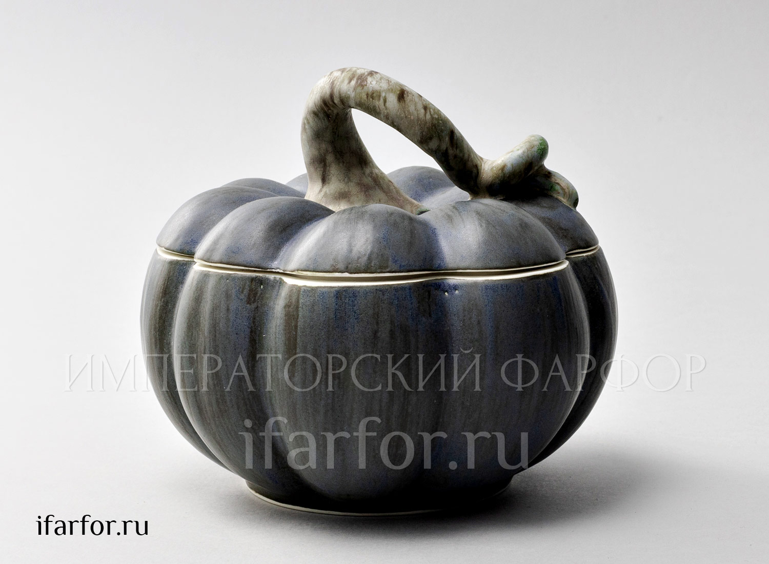 Шкатулка «Тыква большая» Форма: Тыква большая. Фарфор. 170 x 145 мм.