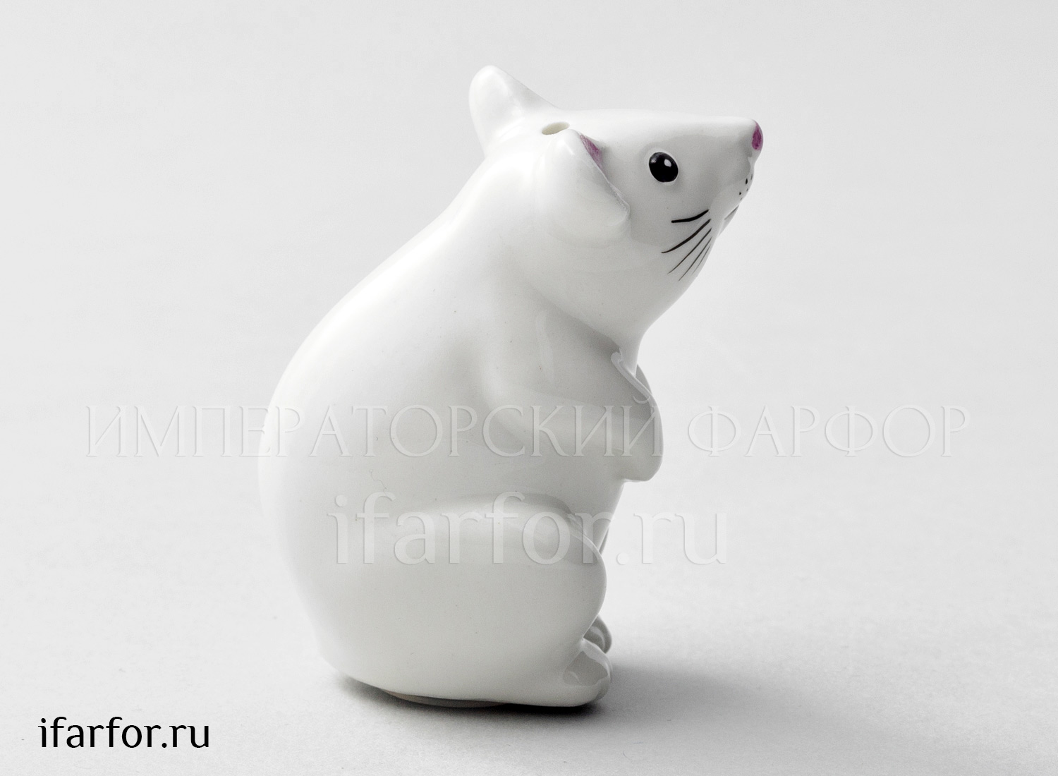 Солонка «Мышка» Форма: Мышка. Фарфор. 31 x 66 мм.