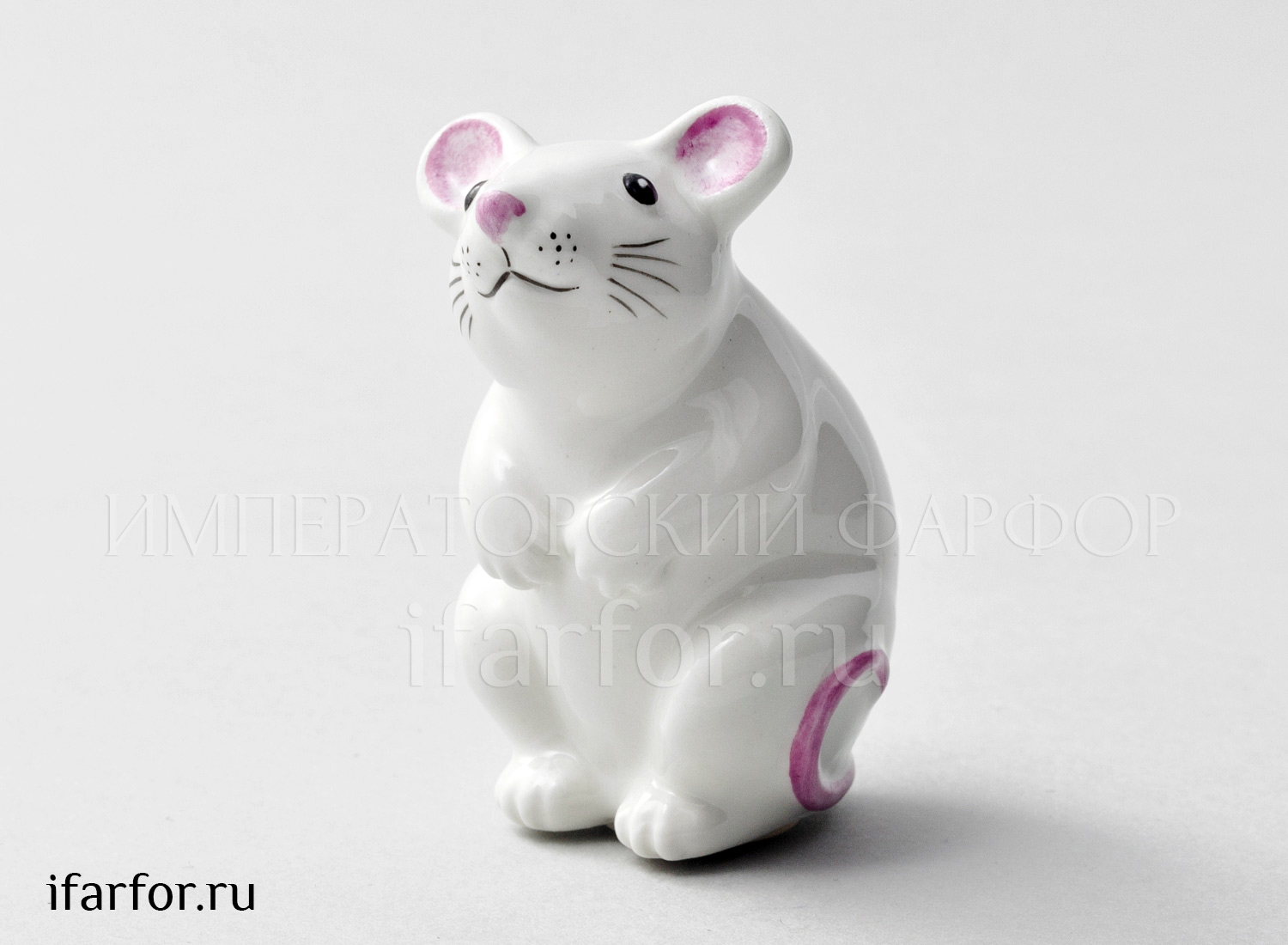 Солонка «Мышка» Форма: Мышка. Фарфор. 31 x 66 мм.