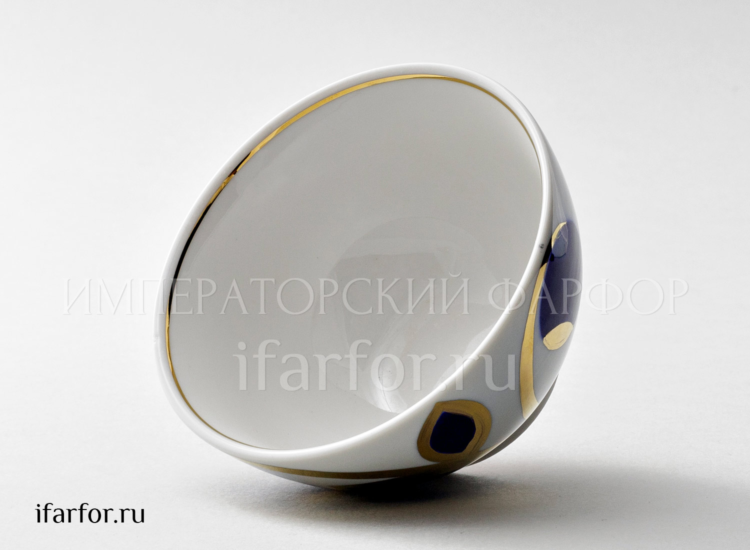 Пиала «Кобальтовые яблоки» Форма: Собрание. Фарфор. 300 мл.