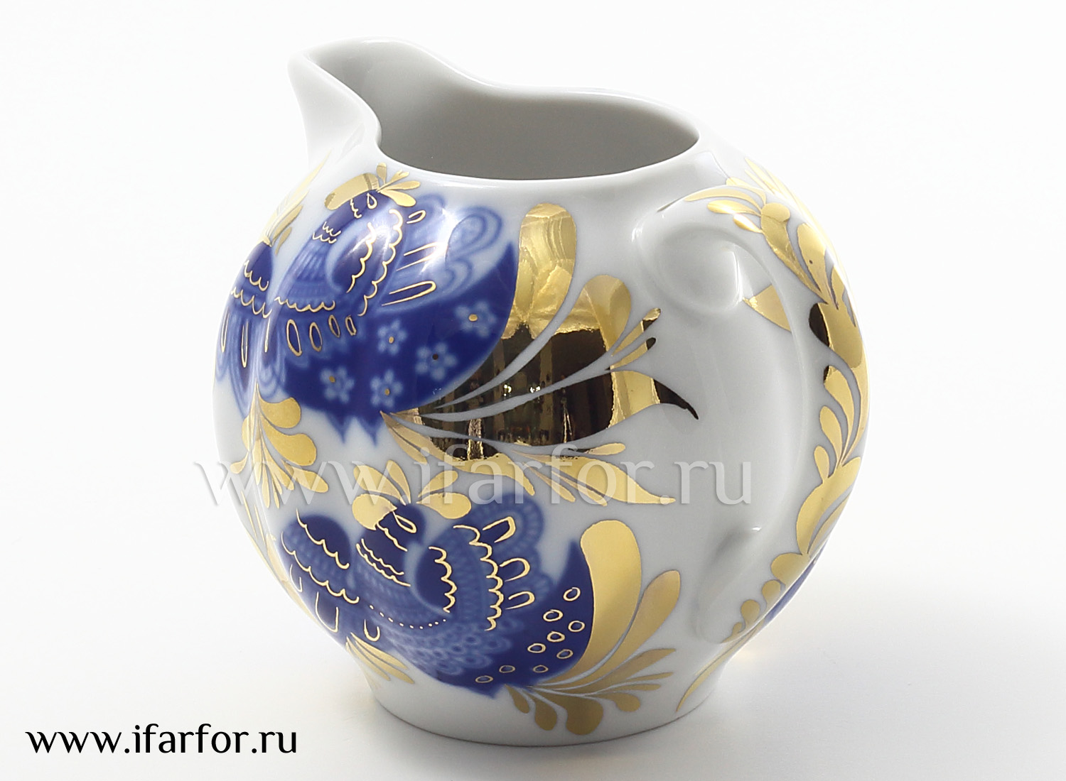 Сливочник «Золотой сад» Форма: Тюльпан. Твердый фарфор. 555 мл.
