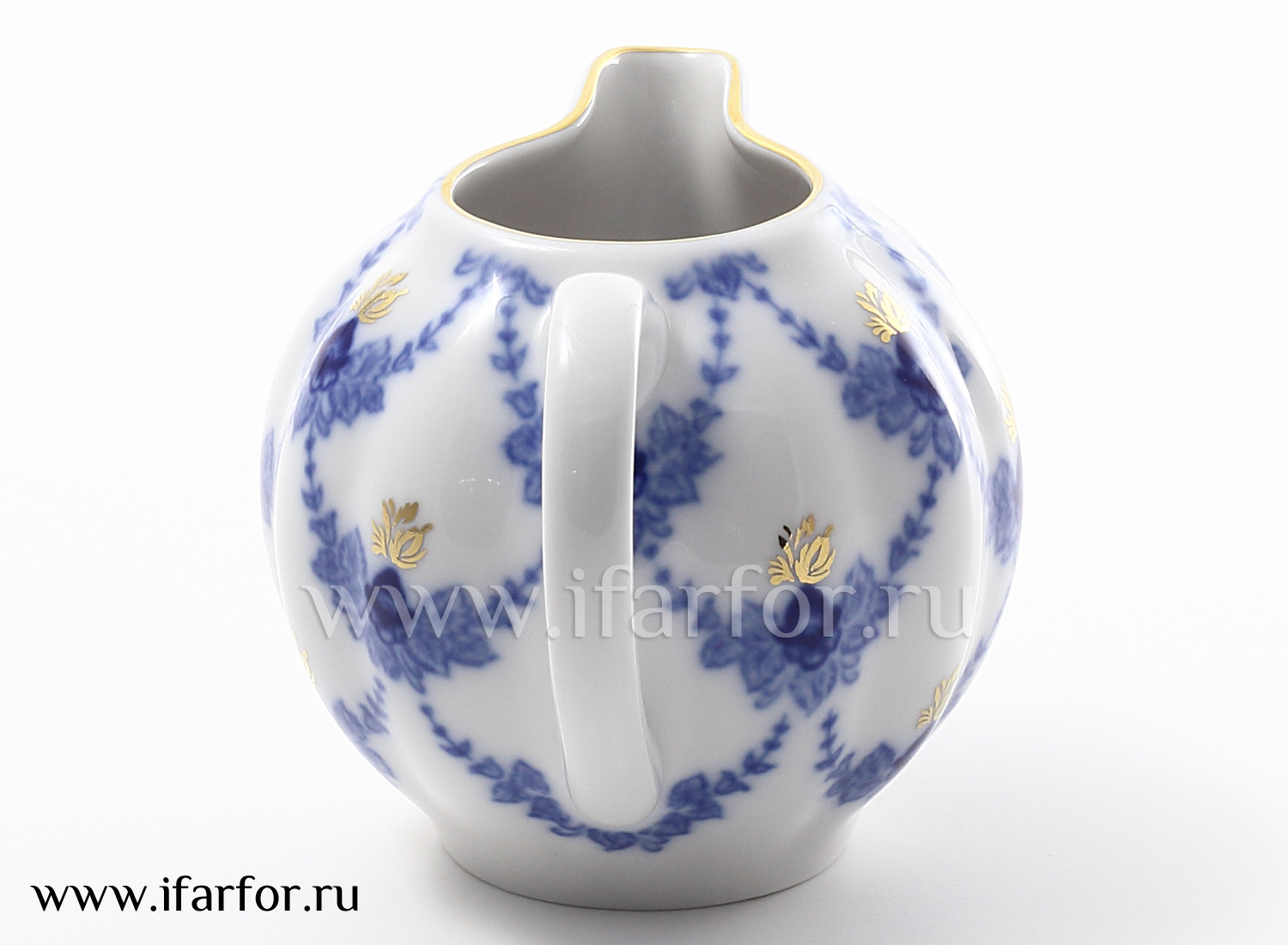 Сливочник «Вечерний» Форма: Тюльпан. Твердый фарфор. 555 мл.