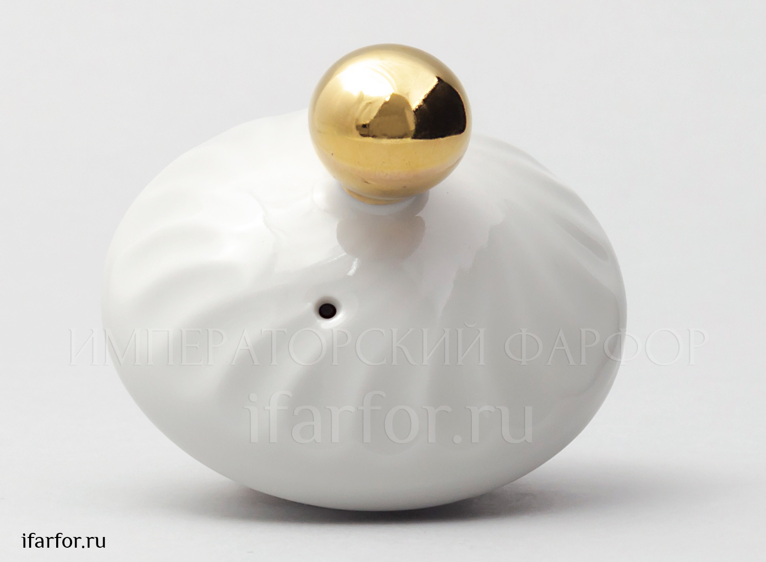 Крышка к доливному чайнику «Белоснежка» Форма: Витая. Твердый фарфор