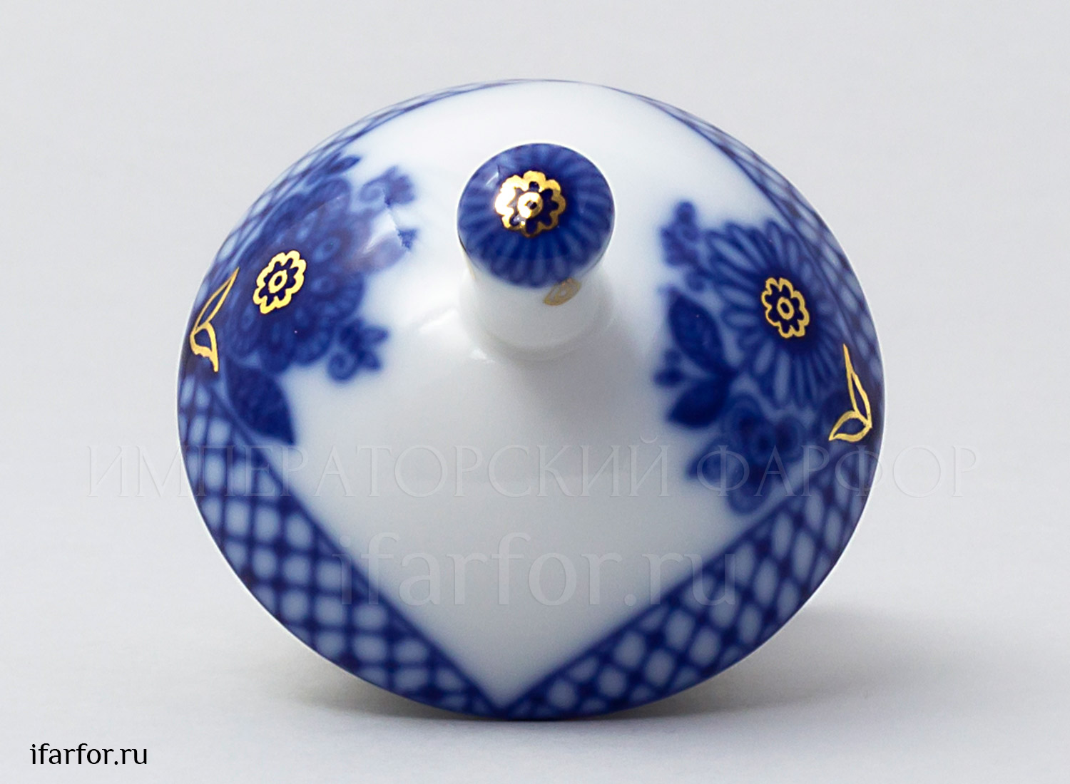 Крышка к сахарнице «Корзиночка» Форма: Лучистая. Твердый фарфор. 55 x 45 x 45 мм.
