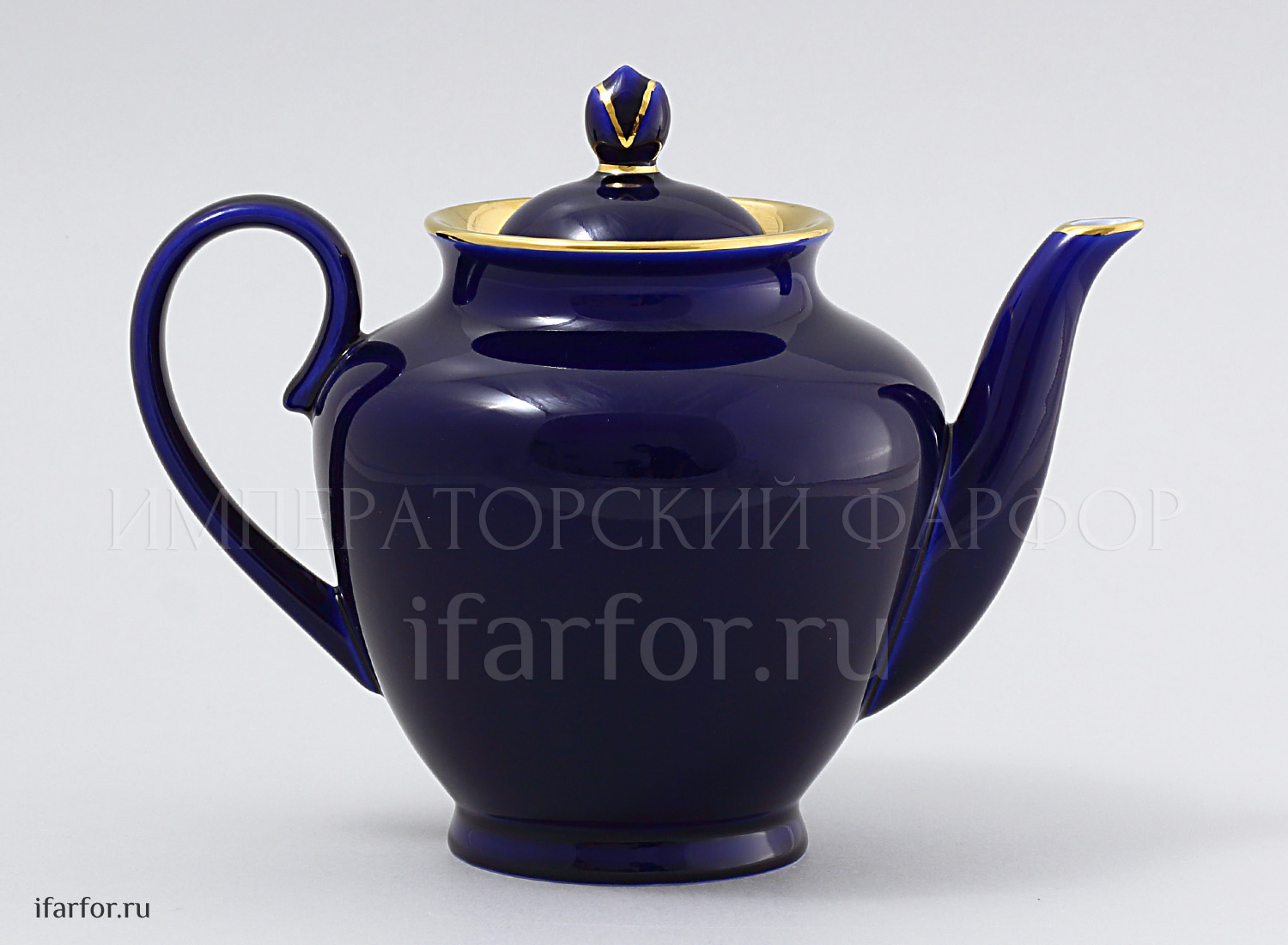 Чайник заварочный «Ночь» Форма: Весенняя. Твердый фарфор. 800 мл.