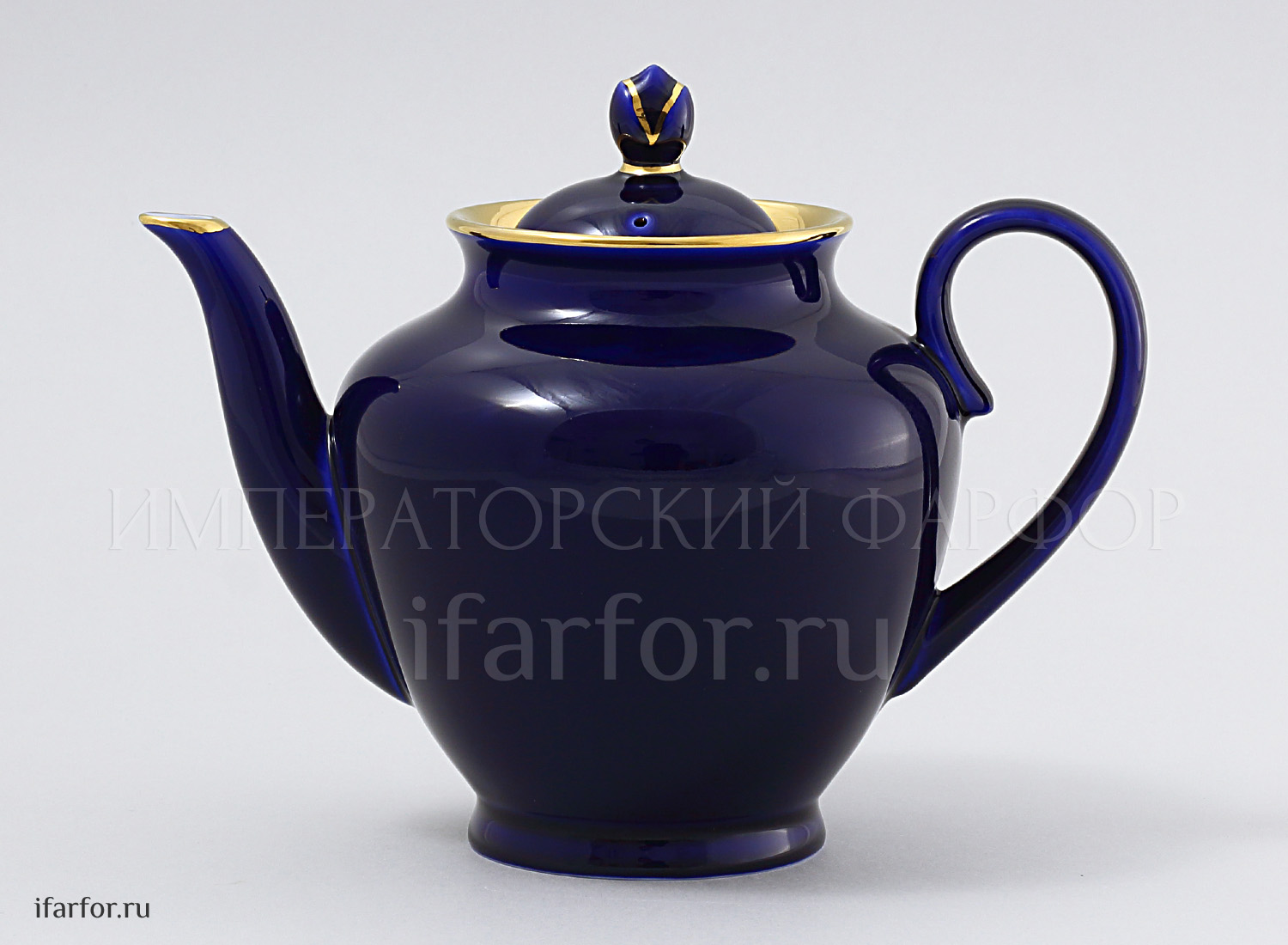 Чайник заварочный «Ночь» Форма: Весенняя. Твердый фарфор. 800 мл.