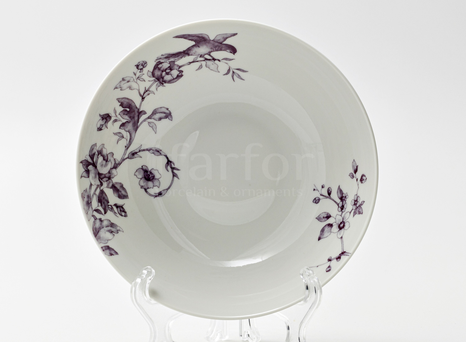 Миска «Monplaisir Violet Монплезир фиолетовый» Форма: Соло. Твердый фарфор. 165 мм.
