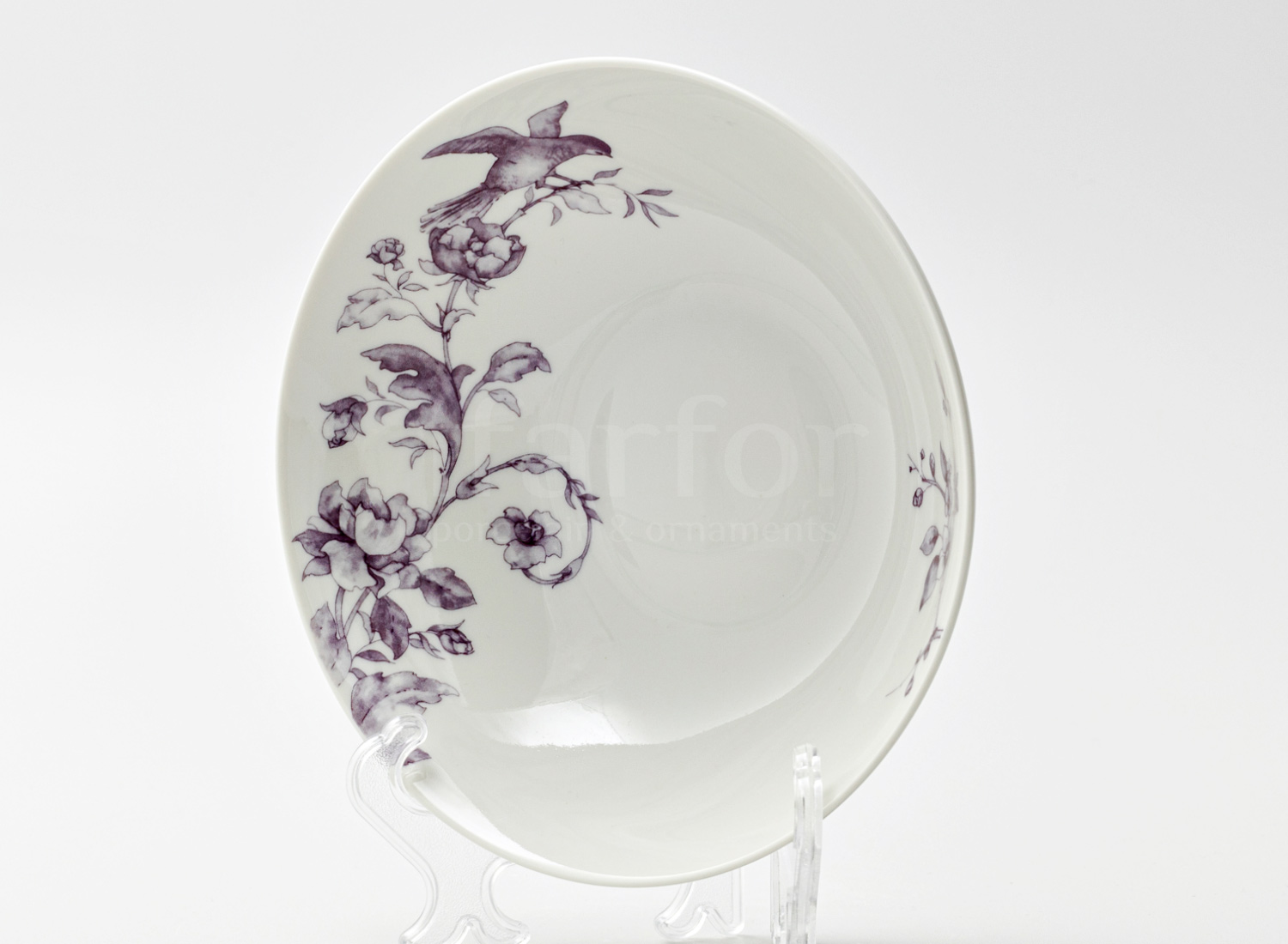 Миска «Monplaisir Violet Монплезир фиолетовый» Форма: Соло. Твердый фарфор. 165 мм.
