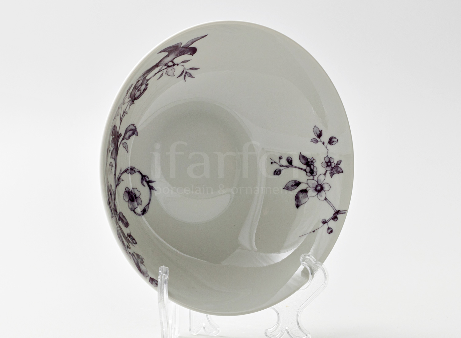 Миска «Monplaisir Violet Монплезир фиолетовый» Форма: Соло. Твердый фарфор. 165 мм.