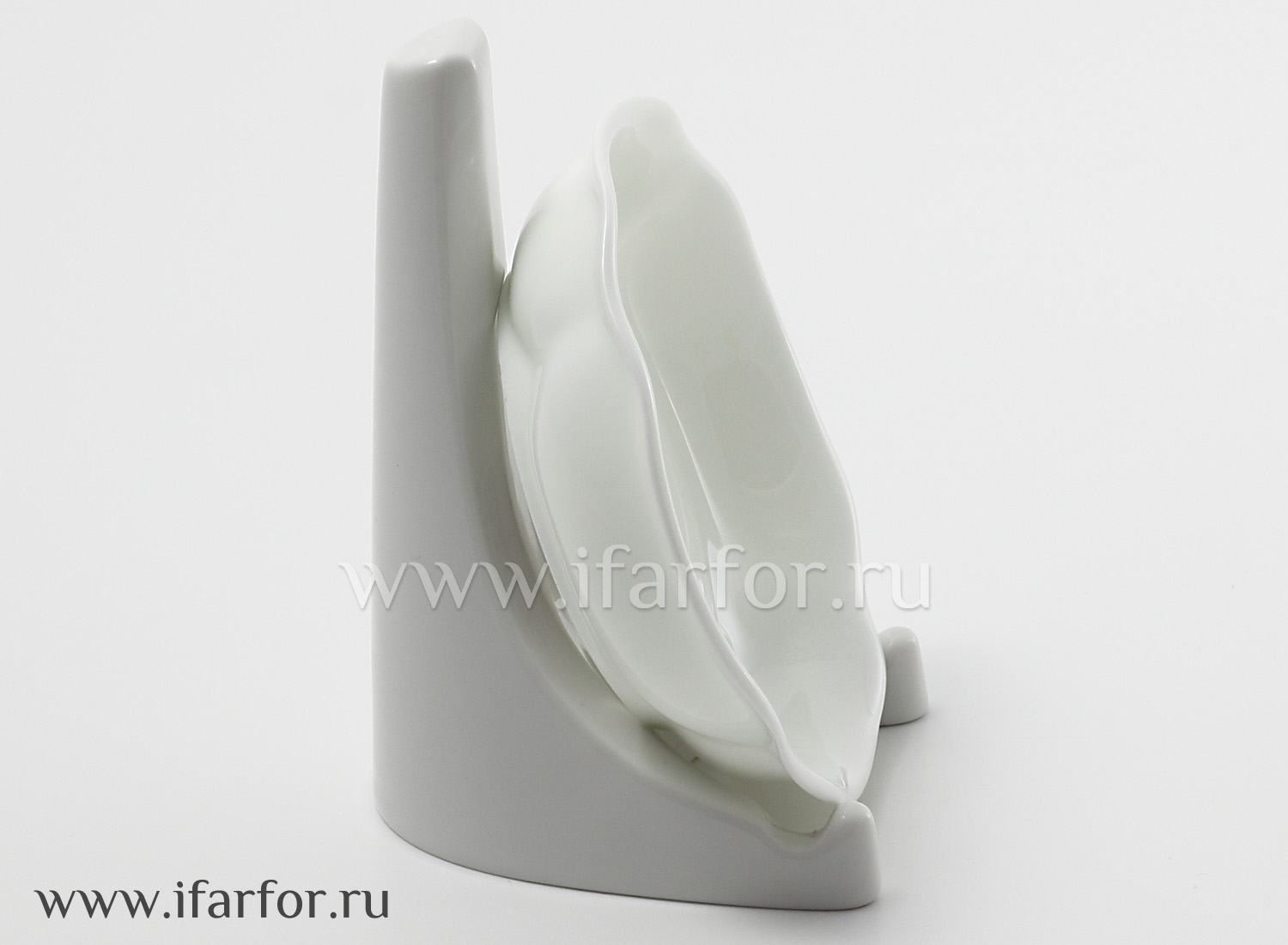 Розетка «Коралл» Форма: Наташа. Костяной фарфор. 97 мм.