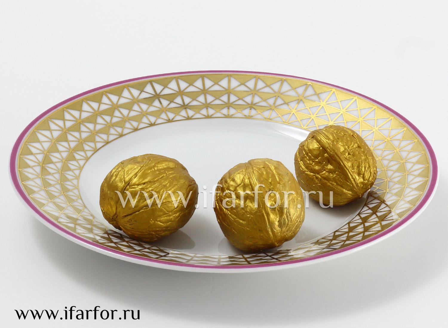 Тарелка мелкая «Замоскворечье» Твердый фарфор. 175 мм.