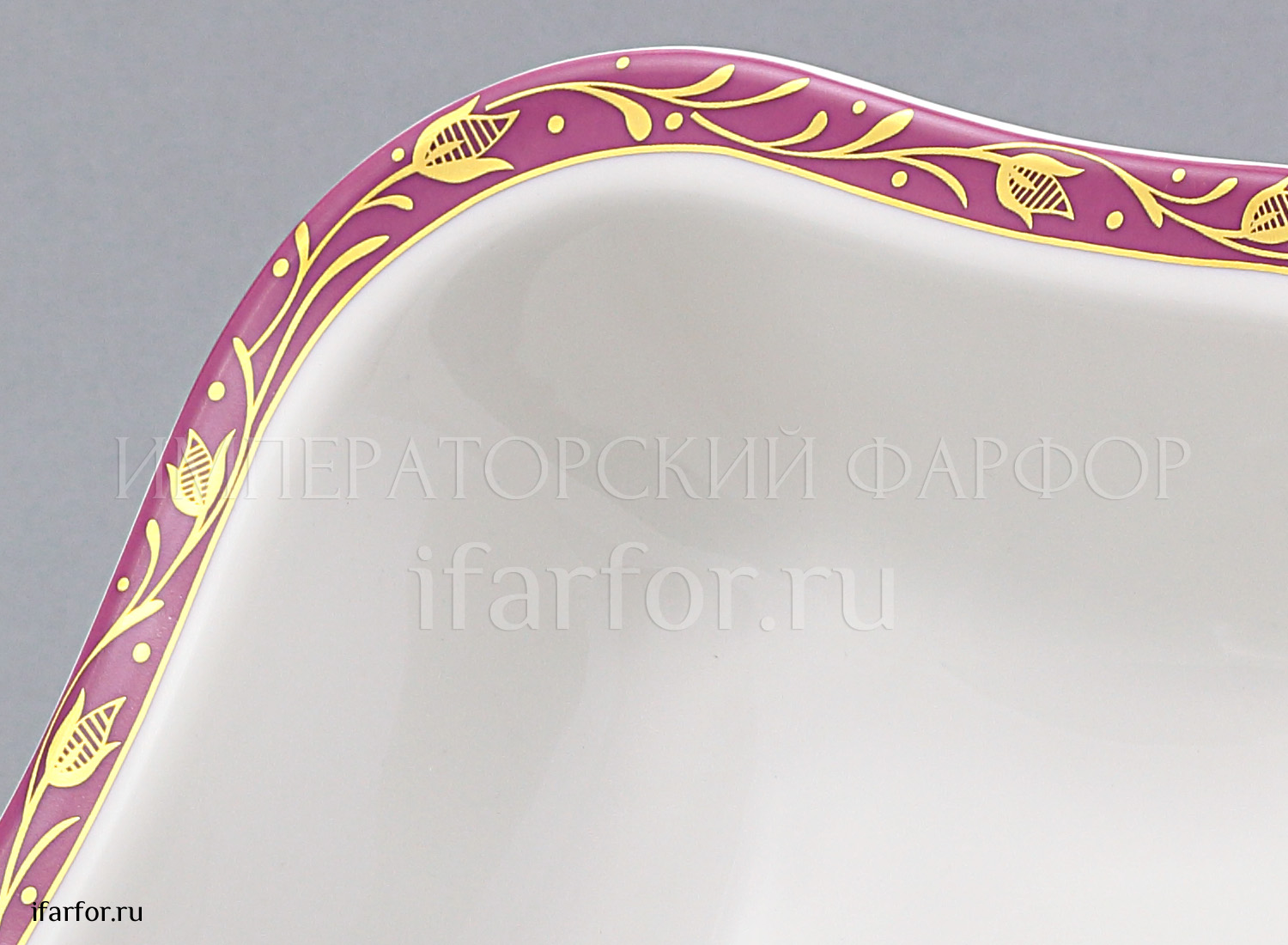 Салатник 4 порц. квадр. «Сетка-Блюз» Форма: Молодежная. Твердый фарфор. 150 мм.