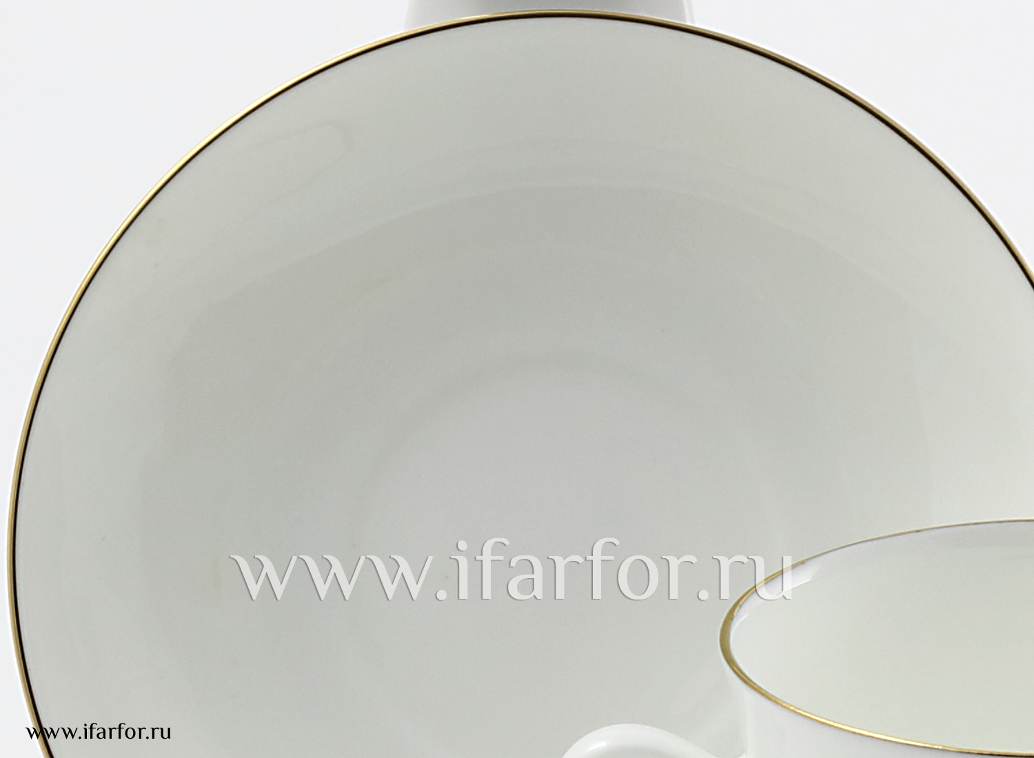 Чашка с блюдцем кофейная «Гость» 1/2 Форма: Черный кофе. Тонкостенный костяной фарфор. 80 мл.