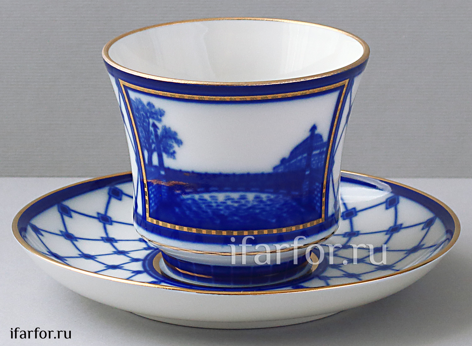 Чашка с блюдцем чайная «Мост Пестеля» 1/2